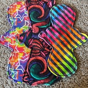 Reusable cloth pads from Etsy